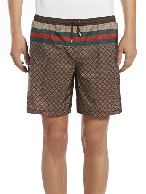 fake gucci bathing suit mens|men designer swim trunks.